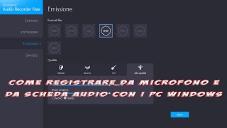 Come registrare da microfono e da scheda audio con i computer Windows -  YouTube