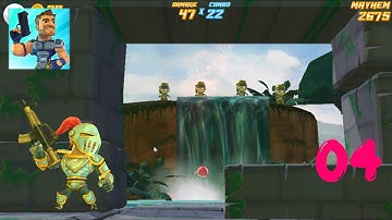 Major Mayhem 2 : Gameplay Walkthrough  Part 4 (IOS/Adroid) || Run and shoot nonstop!