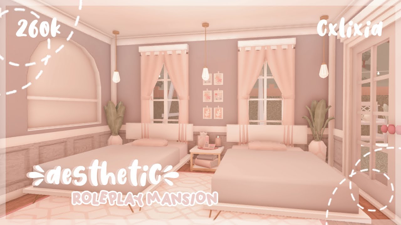 Bloxburg | Aesthetic Family Roleplay Mansion Interior Part 1 | House ...