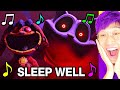 Sleep well from poppy playtime chapter 3  official music lankybox reaction