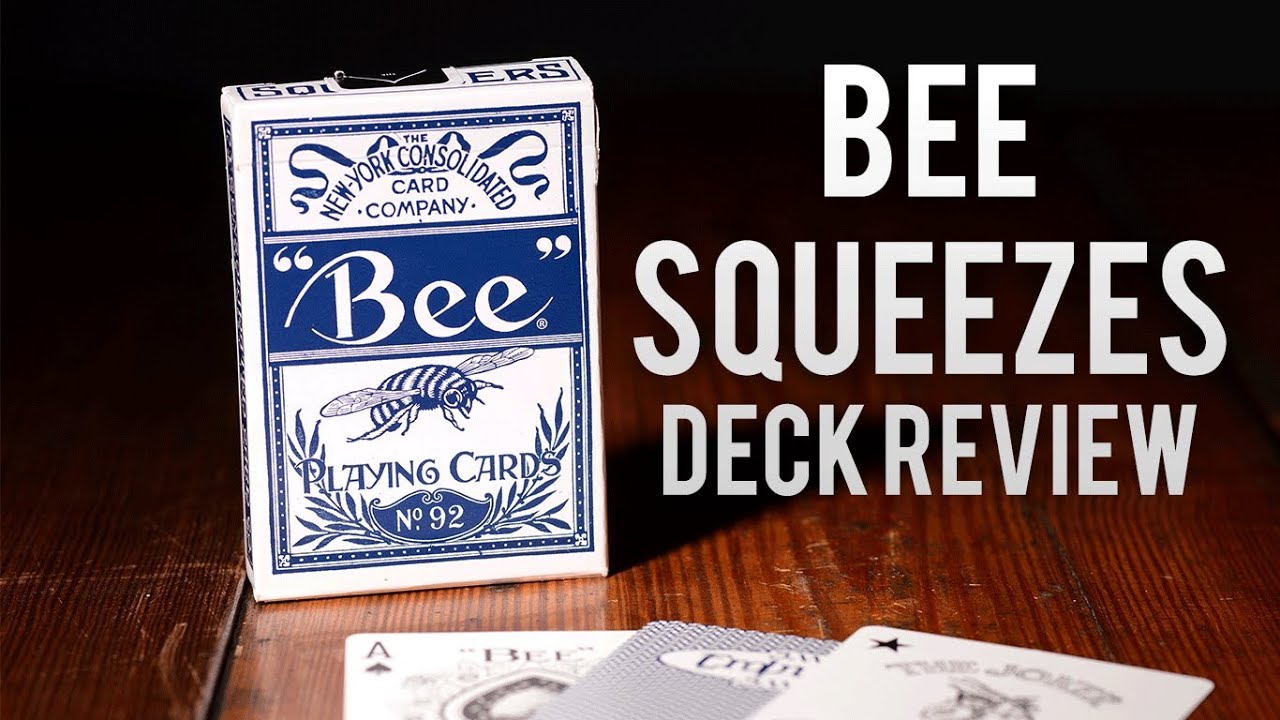 Deck Reivew - Bee Squeezers Playing Cards - YouTube