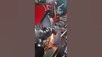 Crank shaft grinding work or repairing