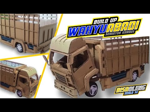 Cara Membuat Miniatur Mobil Pick Up Mistubishi T120SS | Ide Kreatif. 