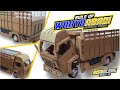 MEMBUAT MINIATUR TRUCK WAHYU ABADI FULL DETAIL DARI KARDUS || HANDMADE