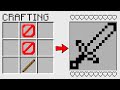 HOW TO CRAFT an INVISIBLE SWORD in Minecraft? SECRET RECIPE *O*