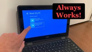 How to EASILY Factory Reset ANY (WINDOWS) School Laptop - no password screenshot 3