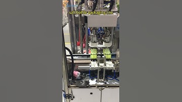 Máy chiết rót định lượng chai muối tự động, Dây chuyền đóng nắp chai vít hai đầu