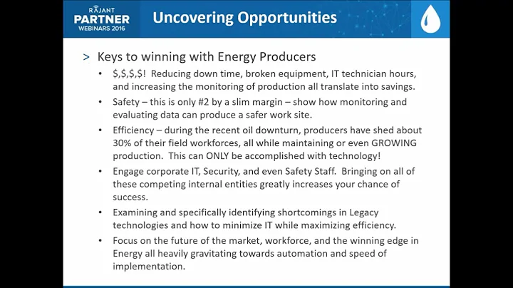 Vertical Market Diversification Webinar Series – Part 2: Energy
