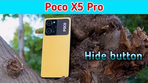 How To Hide Button in Poco X5 Pro, How To Hide Back Button In Poco X5 Pro, Navigation Button