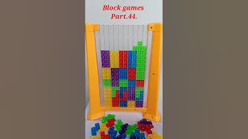 (PART.44). MY HAPPY COLORFUL TETRIS BLOCK GAMES.#tetris #blocks #asmr 😜😜😜