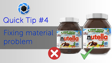 Keyshot quick tip #4 - Transparent material problem and fix