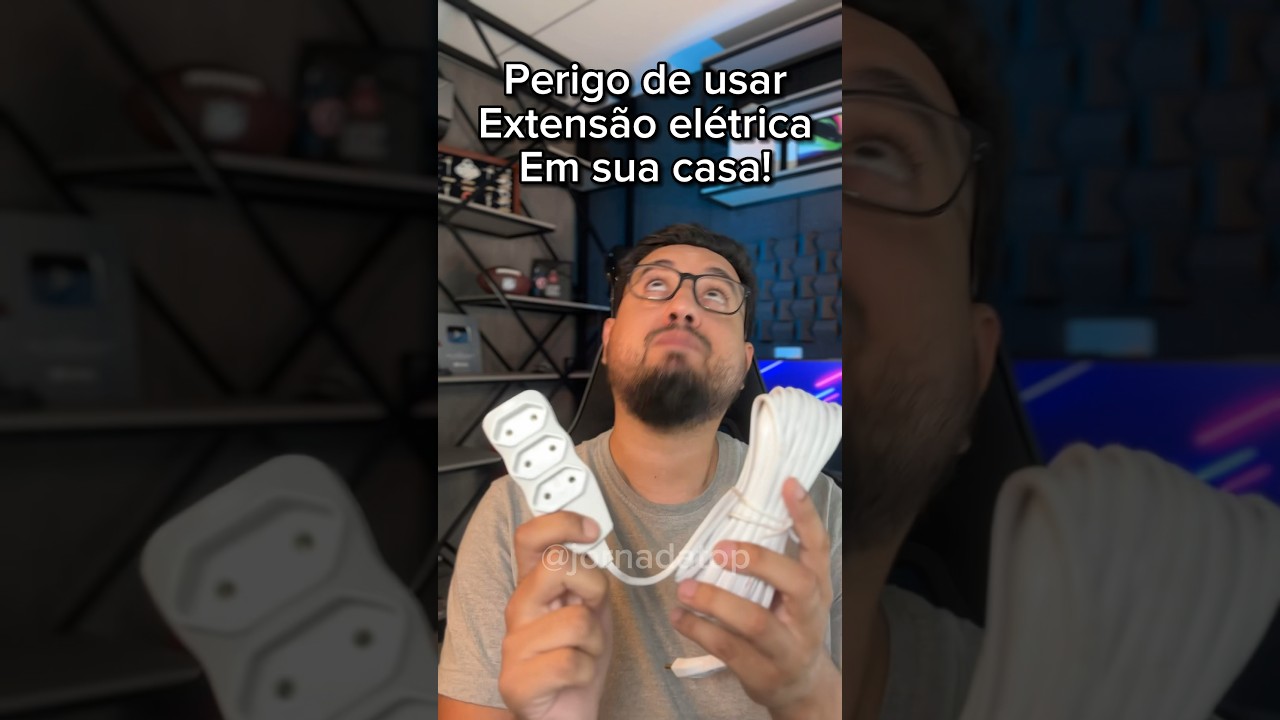 Perigo de extensões elétricas #dicas #segurança