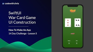 How To Make An App - War Card Game UI Construction (Lesson 5)