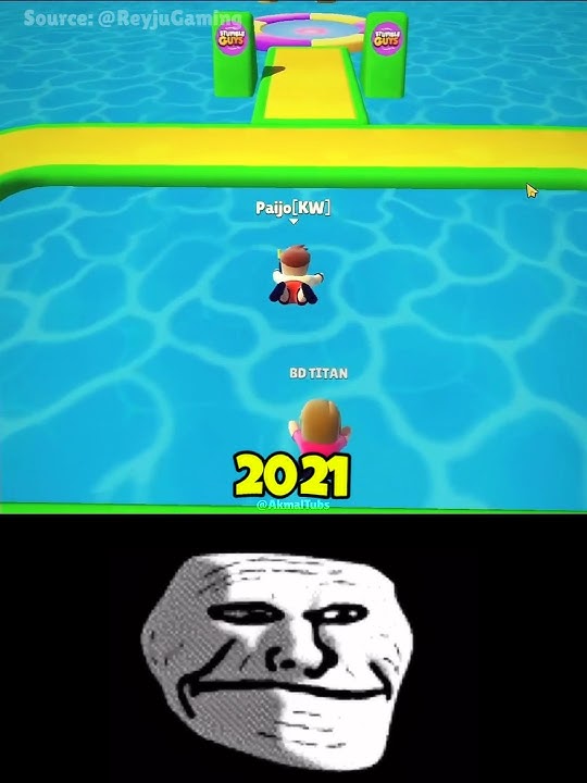 Stumble Guys 2025 New vs 2021 Old Shortcut Super Slide ❤️