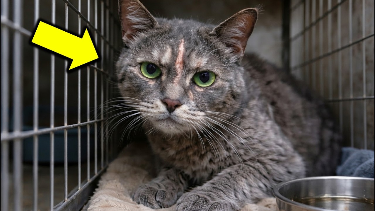 Nadie quería adoptar este gato, hasta que un voluntario notó algo