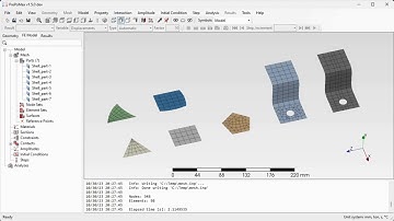 PrePoMax & CalculiX - Transfinite shell meshes
