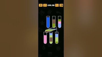 water sort puzzle Level 288