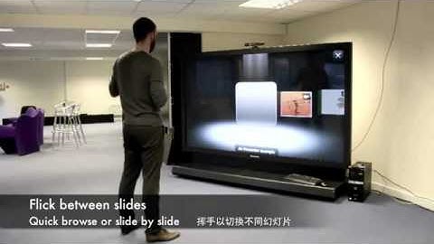 PowerPoint presentation controlled with Kinect www keepvid