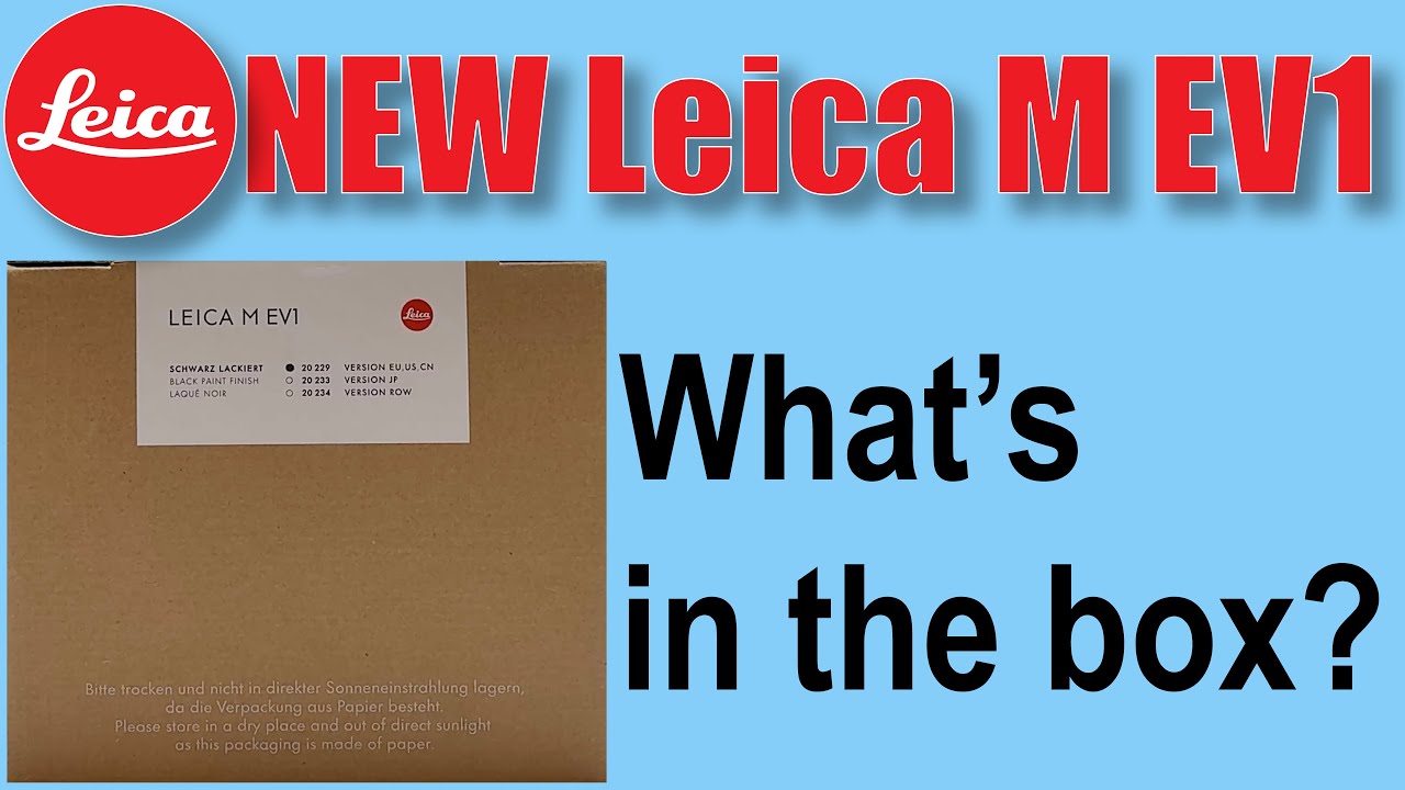 Unboxing my own Leica M EV1 | Handgrip | SD-Card | Display Protector | A Minor Disappointment