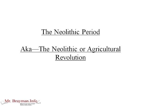 The Neolithic Revolution