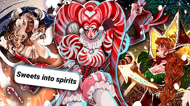 Turning HOLIDAY TREATS into folklore characters 🎄❄️✨ (CHARACTER DESIGN CHALLENGE)