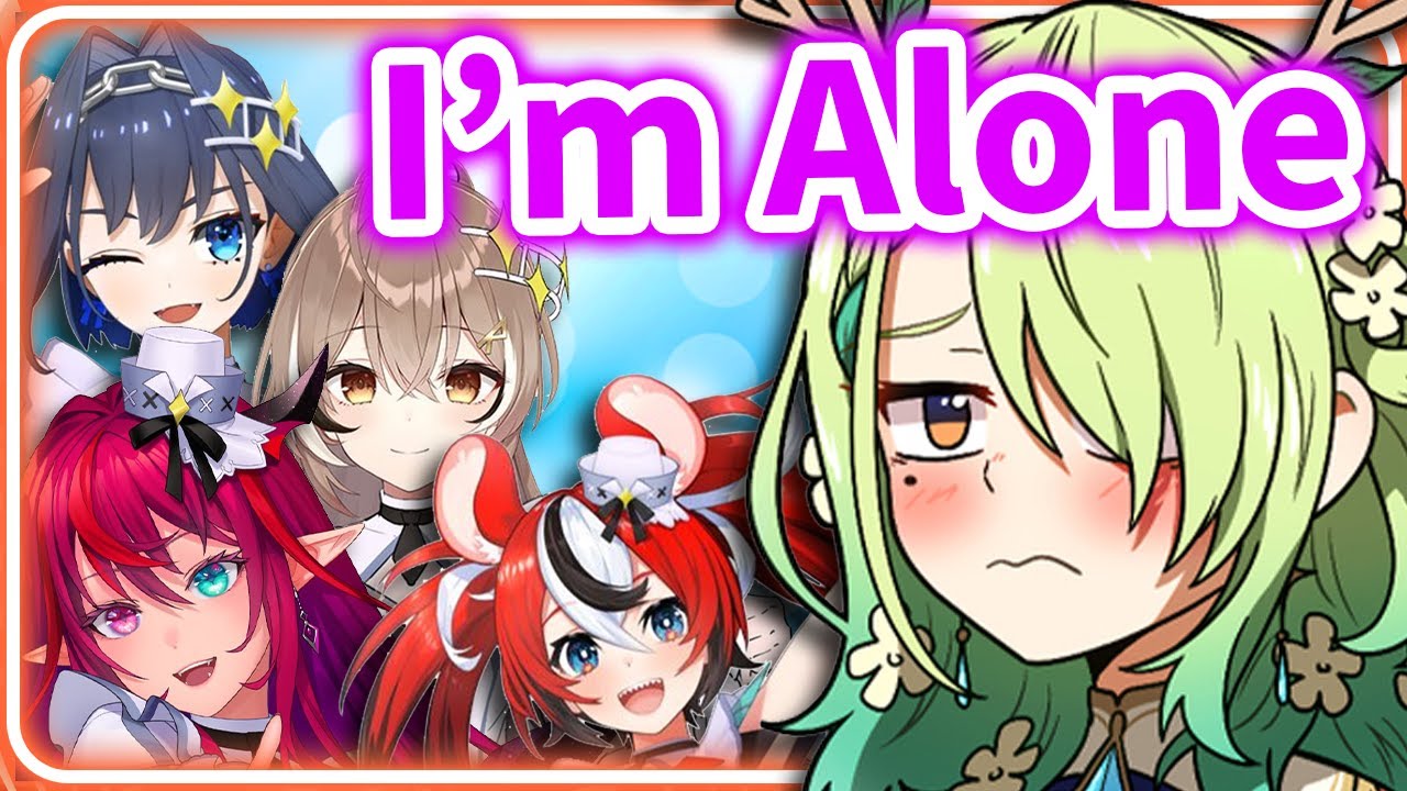 Fauna Felt Alone when BaeRys and Kronmei has Matching Hair Clip 【Ceres Fauna / HololiveEN】