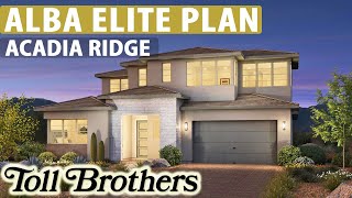 Exquisite Alba Elite Plan At Acadia Ridge In Summerlin - Toll Brothers