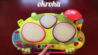 Игрушка мульти-барабан Лягушка от Battat B Toys в магазине Окроха