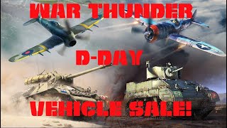 War Thunder PSA -Vehicles of D-Day Sale - Bostwicks P-47M-1-RE