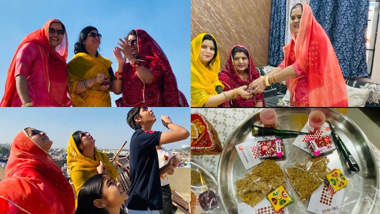 तिल गुड और पतंग 🪁, संक्रांति स्पेशल, फ़ैमिली vlog 🙏😍