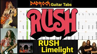 Limelight - RUSH - Guitar + Bass TABS Lesson