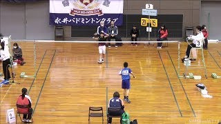 齊藤 優楽（宮城県・仙台大和ジュニア）vs 増田 遥（兵庫県・ＳＪＢＣ）BS準々決勝【全国小学生バド2019】