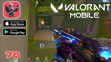 VALORANT Mobile Gameplay (Android, ios) (Hyper Front Gameplay) BEST Multiplayer Game - part 78