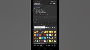Print 😡 emoji 🤣 in C Language 😍    Coding status video💦    #short