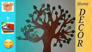 DIY  Home Decor Tree - DIY Wall Hanging Decor | Home Decoration ideas