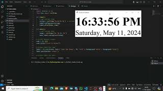 Python Digital Clock: Explanation with comments in 2 minutes #coding  #digitalclock #tutorial #tech