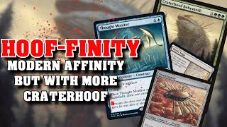Modern Affinity, but now with MORE Craterhoof Behemoth - MTG Modern Deck Tech and Gameplay
