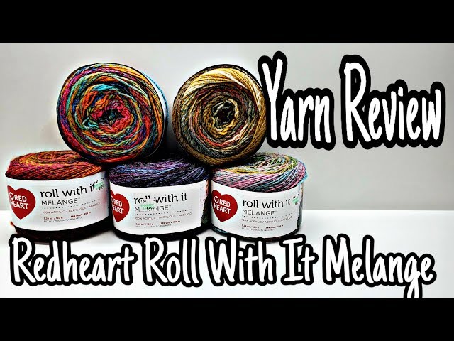 Red Heart Roll With It Melange Yarn 