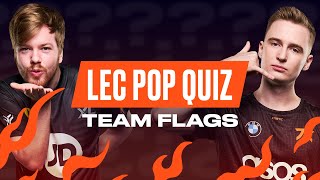 Guess the Team Flags | LEC Pop Quiz | 2022 LEC Summer