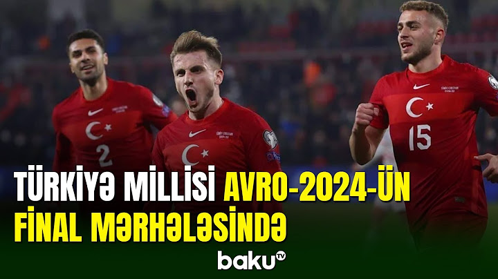 Türkiyə yığması AVRO-2024-ə vəsiqəni təmin edib