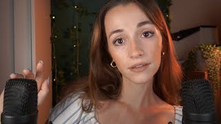 ASMR l Gentle and Sleepy Ear to Ear Whispers (and other tingly triggers) 💖