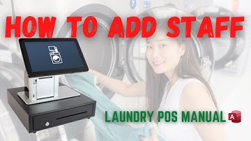 HOW TO ADD STAFF OR EMPLOYEE || Laundry POS Manual || MS Access @aveljanet