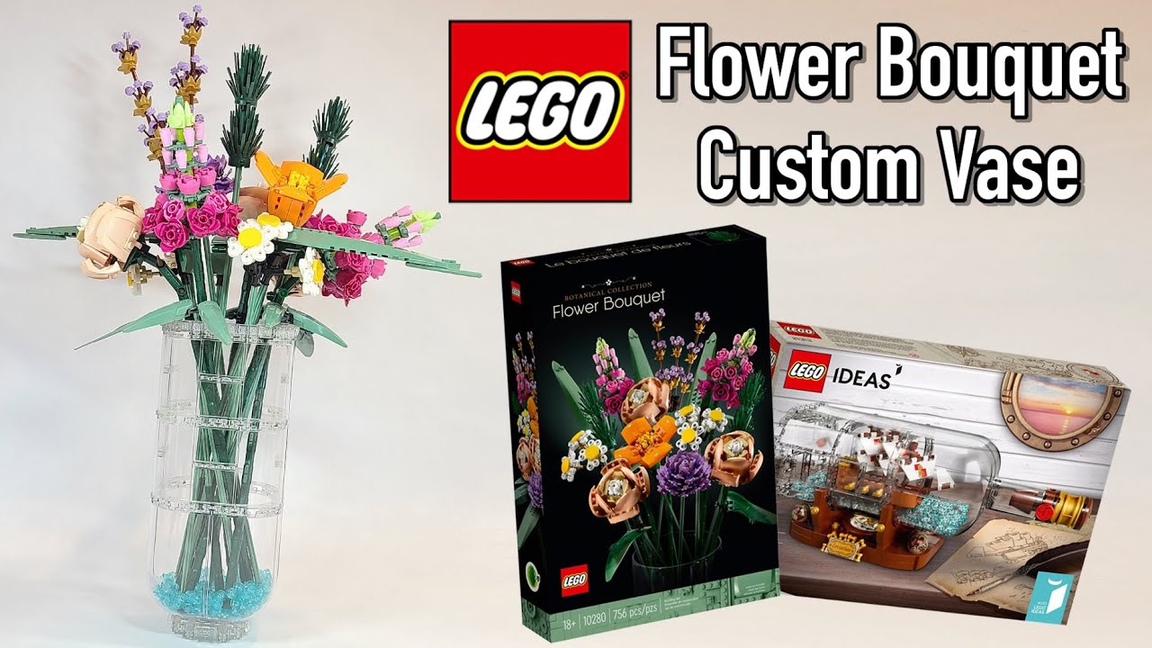 Complétez le bouquet de fleurs LEGO Botanical Collection 10280 avec ce vase  en brique