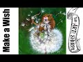 Live streaming Acrylic Class Dandelion Fluff Fall Wishing Mouse | TheArtSherpa