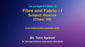 Live Interactions on PMeVIDYA  : Fibre and Fabric-I
