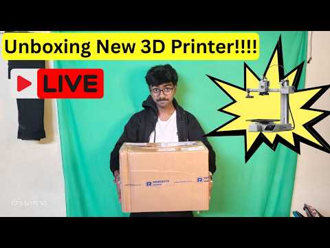 Unboxing New 3D Printer!!!! #live