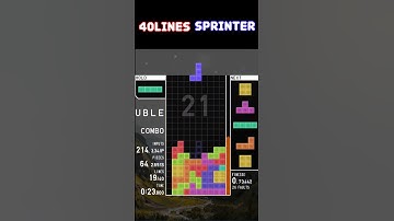 [TETR.IO] SS rank. Just a game of Tetris. 40Lines Sprinter. #153