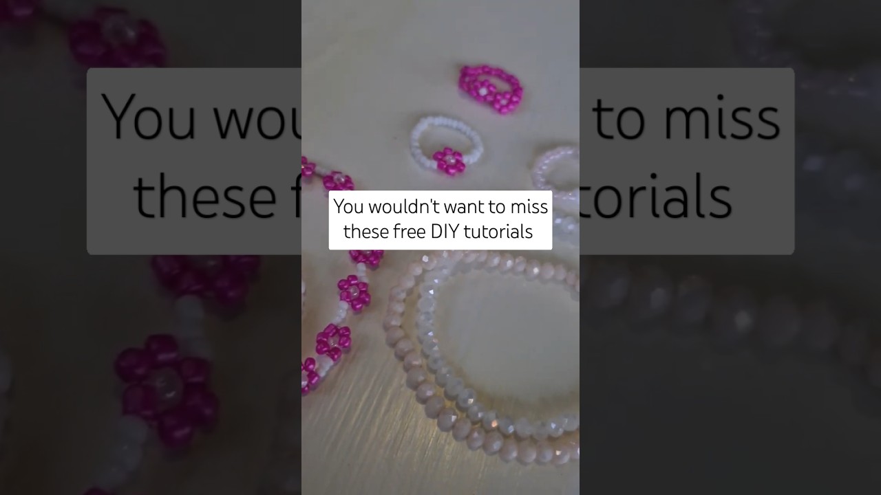 Easy Peasy 🫛 Tutorials Coming Jewellery Making on Holiday Pink Beaded Jewelry Beads How to Bead DIY