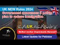 Uk 5 big changes update 2024  last chance to apply visa with family  uk dependent visa last date