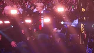 Donald Trump Entrance at UFC 295 at Madison Square Garden